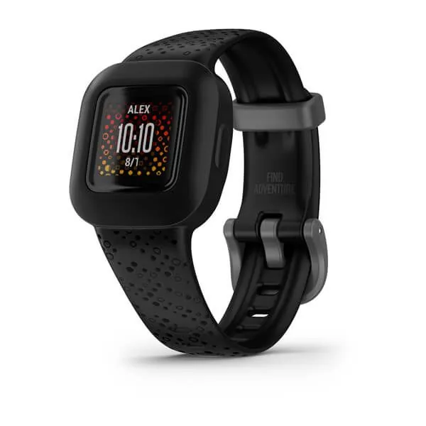 Garmin Vivofit Junior 3 Fitness Tracker - Black Cosmic