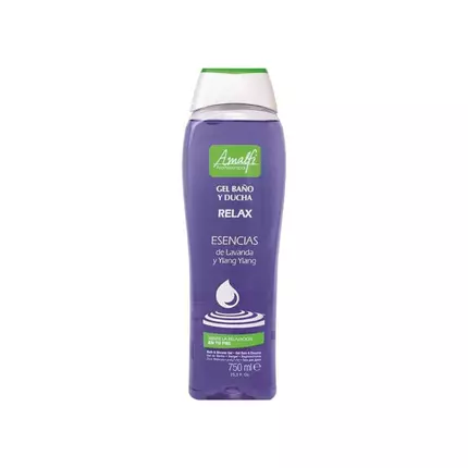 Amalfi Bath & Shower Gel Relax Cleanses, Soothes & Moisturizes Skin 750ml 3363