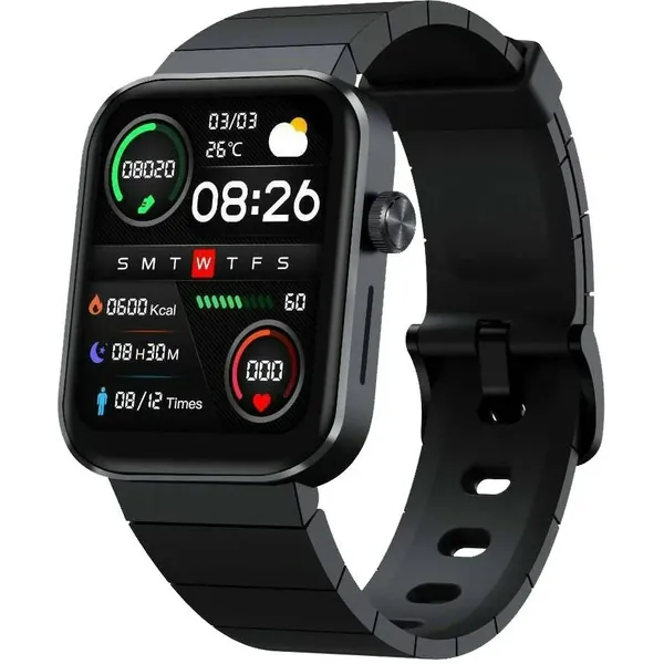 Mibro T1 Smartwatch 1.6 inch Amoled HD Display 20 Sport modes Heart Rate monitoring SpO2 with Bluetooth Calling