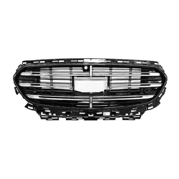 Upgraded Front Bumper Show Grill Oe Normal Style Black CC-9098 Compatible With Mercedes E Class W214 2023+