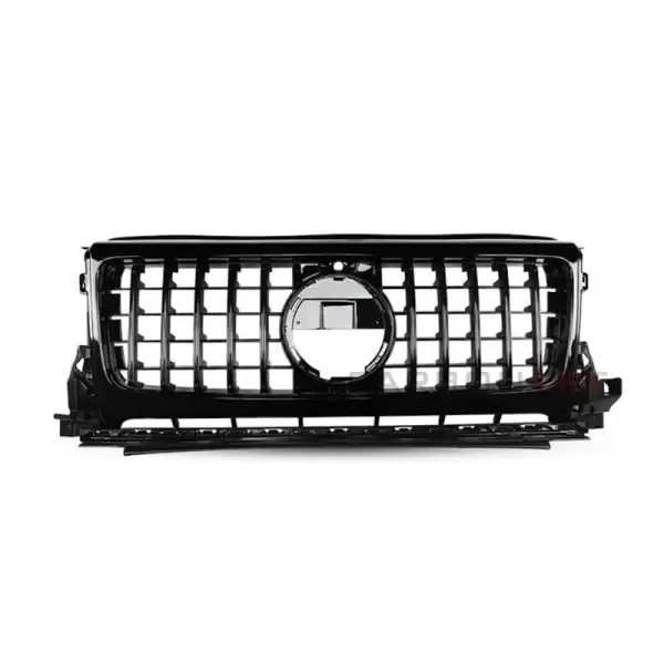 Front Bumper Grill Gtr Black CC-1756 Compatible With Mercedes G Class W463 2019-2023 G Wagon G500 G550 G63 G65 G55 Front Bumper Grill W464