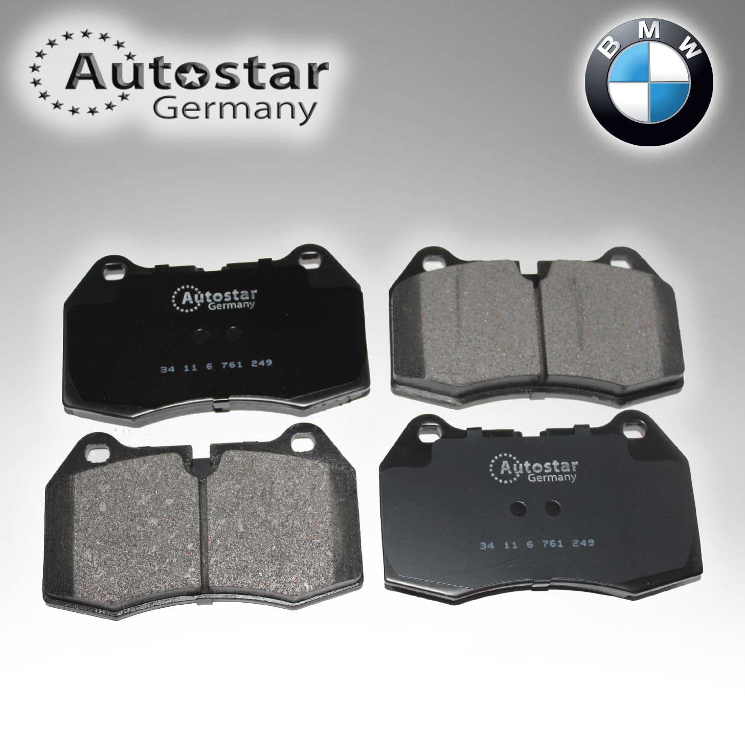 BMW BRAKE PAD FRT E39 E38 34116761249