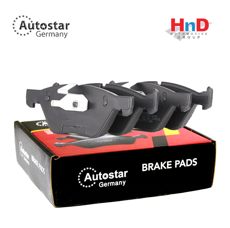 Autostar Germany Brake pad set Front Axle, BMW 1 Hatchback (E87) 34116771868