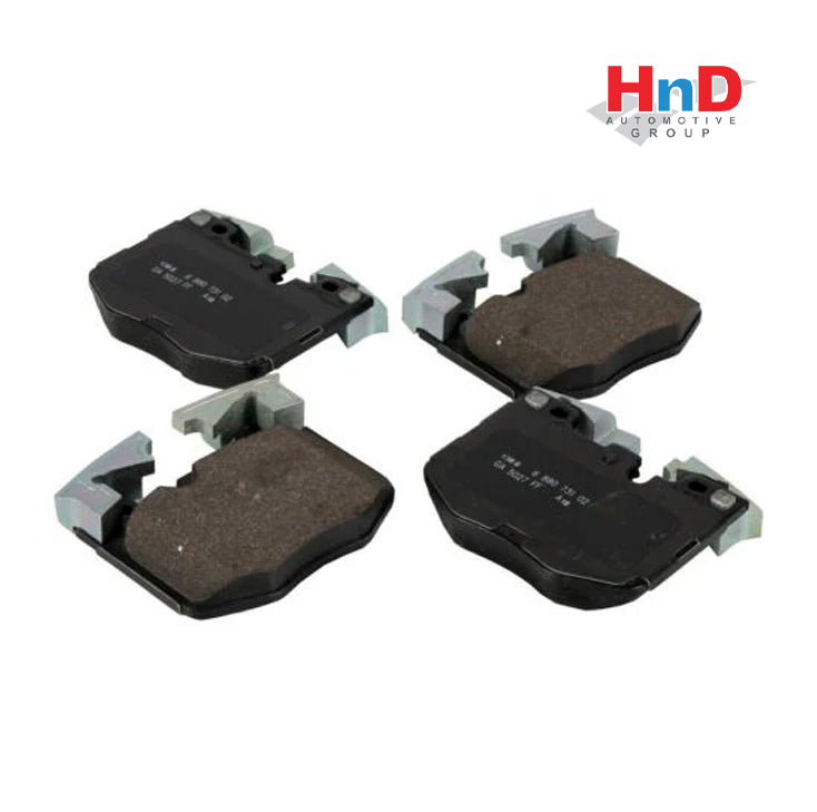 BMW Genuine Brake pad set prepared for wear indicator, with anti-squeak plate BMW 4 Coupe G22, G82 34116889570