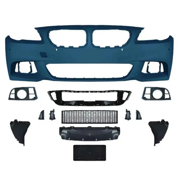 Front Bumper Upgrade Convert To M Sport Mt M Tech Bodykit Bumper F10/18-003 Gc CC-9185 Compatible With Bmw 5 Series F10 Lci 2014-2017