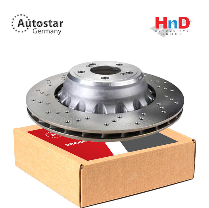 Autostar Germany Brake disc Rear Axle Left, BMW X6 (F16, F86) 34212284903