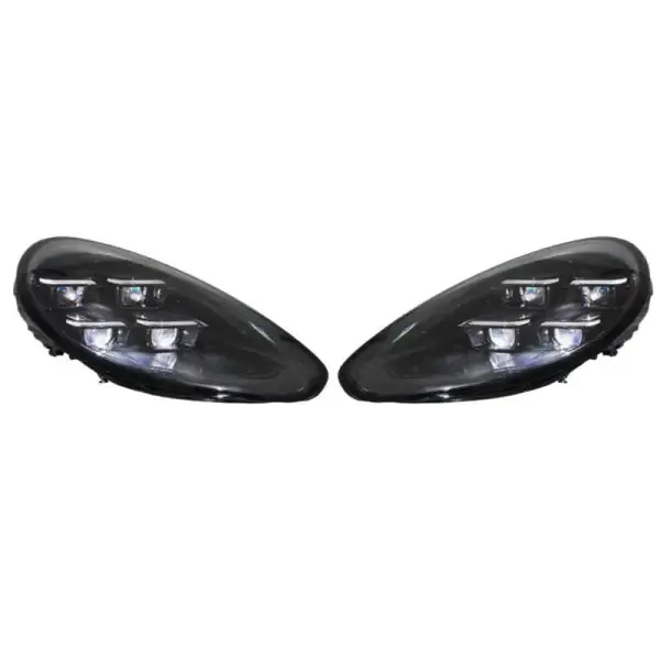 Front Upgraded To 2024 Head Light Lamp Xenon Headlight Retrofit Upgrade Modified Led Drl Hid Style CC-5763 Compatible With Porsche Panamera 970.2 2014-2016