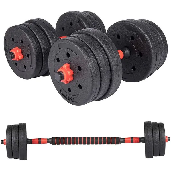 20kg and 30kg Adjustable Barbell and Dumbbells Weight Set