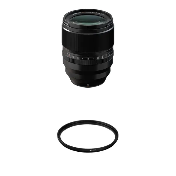FUJIFILM XF 50mm f/1.0 R WR Lens with UV Filter Kit