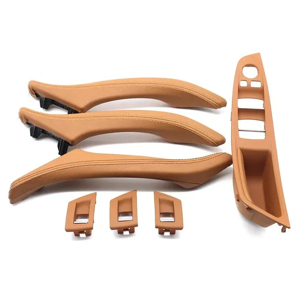 Car Interior Door Armrest Inside Pull Handle Full Set Champaign 225874 225859l 225860r 261889l 261890r Rhd Model A CC-7867 Compatible With Bmw 5 Series F10 2010-2017