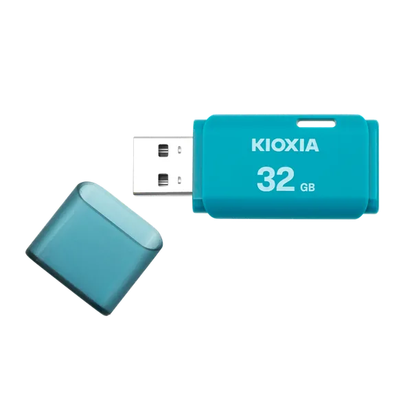 Kioxia , 32gb, 2.0, USB, Works With Windows & Mac, Aqua