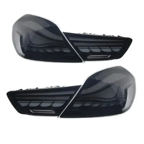 4Pcs Modified LED Brake Reverse Turn Signal Taillight Assembly Compatible With BMW 6-Series F06 F12 F13 2010-2017