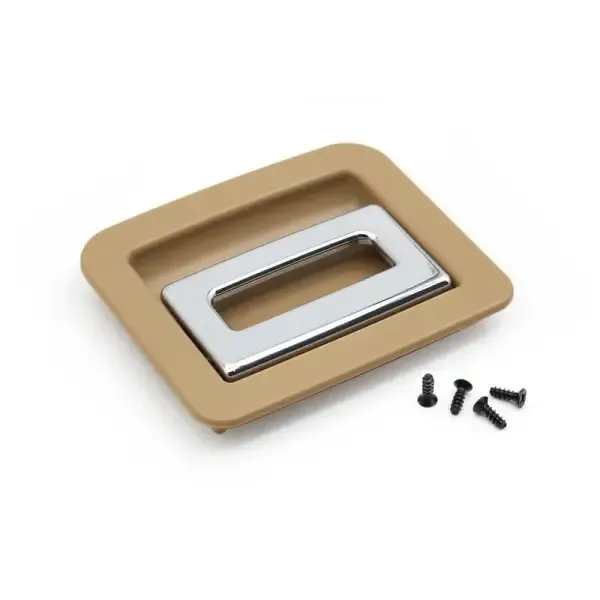 Rear Trunk Tail Cover Bottom Plate Mat Floor Carpet Handle 95855111500-2 Beige CC-4945 Compatible With Porsche Cayenne 7p5 2011-2016