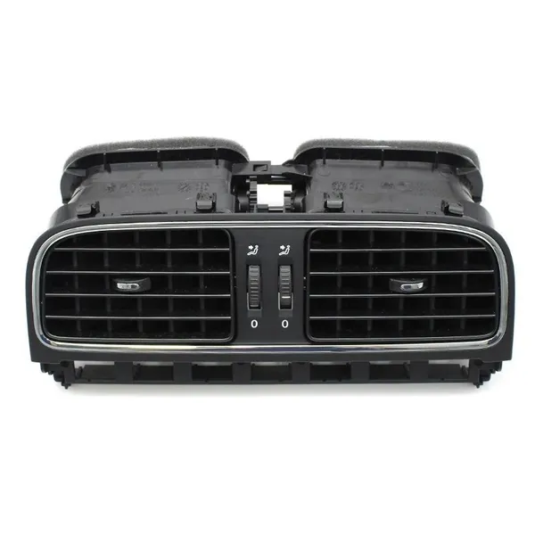 Front Air Conditioner Ac Vent Grille Assembly 6rd819728-1 Middle Centre CC-9645 Compatible With Vw Volkswagen Polo Vento Ameo 2011-2024