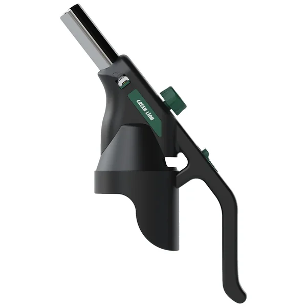 Green Lion Fire Flame Windproof Lighter - Black