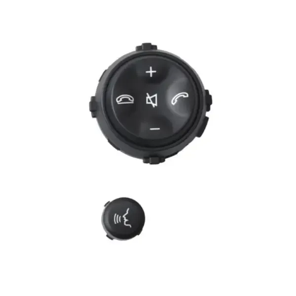 Steering Wheel Knob Button Black 22182106519116r Right CC-2739 Compatible With Mercedes S Class W221 2006-2009