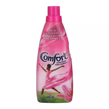 Comfort Concentrated Fabric Conditioner 800ml Elegance (Pack of 3Pcs)