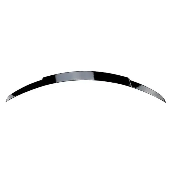 Rear Trunk Mid Wing Lip Splitter Skirts Flag Spoiler Brabus Style Zst-065 Gb Glossy Black CC-4238 Compatible With Mercedes C Class W205 2015-2022