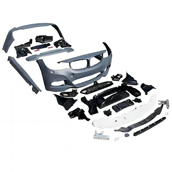 Upgrade Convert To M Tech M Sports Bodykit Bumper Side Skirts CC-5980 Compatible With Bmw 3 Series Gt F34 2012-2019