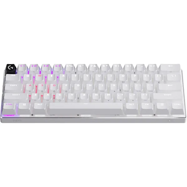 Logitech G PRO X 60 LIGHTSPEED Wireless Gaming Keyboard (White, Linear Switches)
