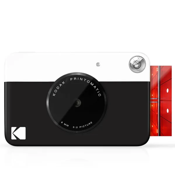 KODAK PRINTOMATIC Instant Print Camera (Black)
