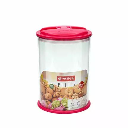 Lionstar Storage Plastic Jar 2750ML Fill's Pot 902 PT-39 Air Tight Container & Storage Space Saving Box BPA Free