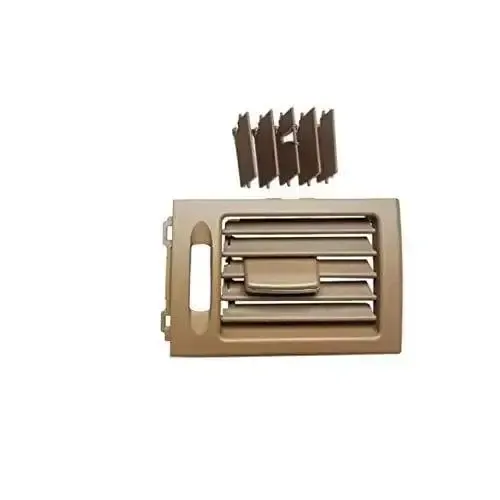 Ac Vent Fan Grill Silver Clip Trim Front Left Dark Yellow 20483013548465 Right CC-6664 Compatible With Mercedes C Class W204 2007-2011