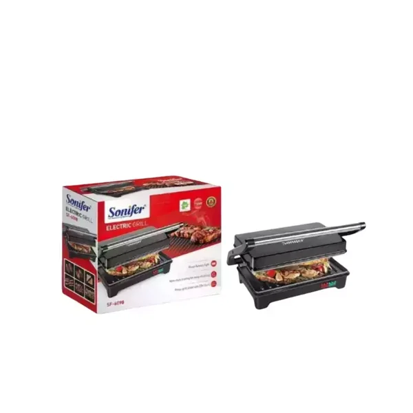 Sonifer Non Stick Press Meat Plate Automatic Vertical Mini Electric Grill SF-6098