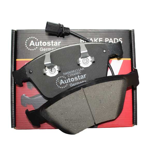 Autostar Germany FRONT BRAKE PADS CERAMIC For BENTLEY 3W0698151AA