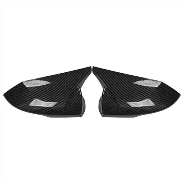 Side Rear View Mirror Cover Cap Paste Style Ar-mr-045 Cf Carbon Fiber Look CC-8577 Compatible With Hyundai Elantra 2021+