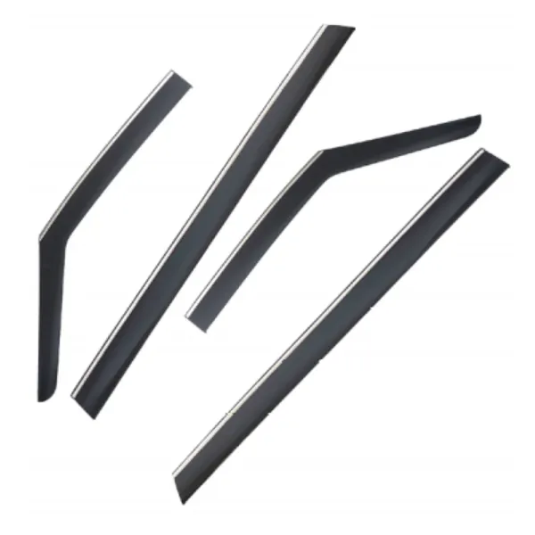 Rain Shine Side Window Wind Deflectors Rain Sun Guard Door Visor Doorvisor Deflector Visor Shades Ventvisor Strip CC-7750 Compatible With Toyota Alphard 2023+