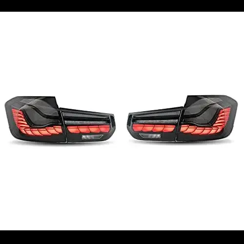 Taillight Tail Lamp Dragon Smoke Black Yab-bmw-0293a-s CC-2889 Compatible With BMW 3 Series F30 2012-2018