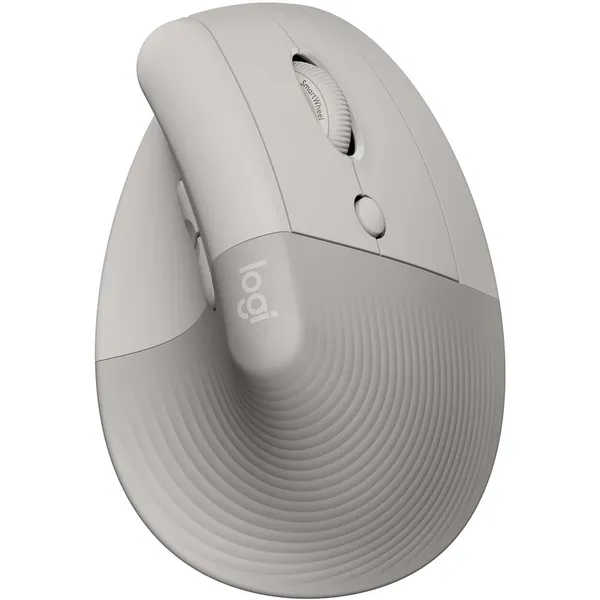 Logitech Lift Vertical Ergonomic Wireless Mouse (Sand)