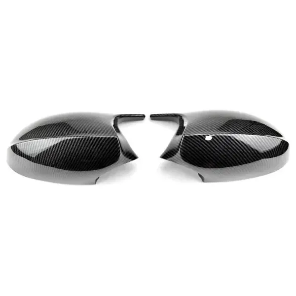 Side Rear View Case Door Wing Cap Shell Housing Mirror Covers Carbon Fiber Look CC-5938 Compatible With BMW 1 Series E87 81 82 2004-2009 3 Series E90 E91 E92 E93 2005-2007 M3 M4 M5 M6 M7