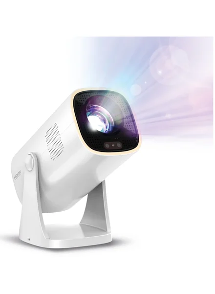 Philips NeoPix 230, Smart Home Theater Projector, Various Image Correction Options, Full HD 1080p, LuminOS, Pre-Installed Applications, Integrated Audio System, Bedside Lamp NPX230/INT White