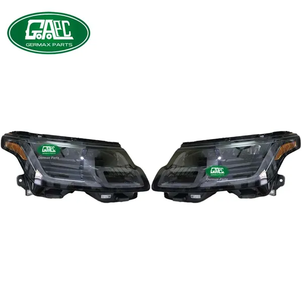 Germax Headlamp LR116216 Left LR116215 Right LED Premium 2-eyes American Version Yellow Side GW0044-2 Land Rover Range Rover Vogue 2018-2020