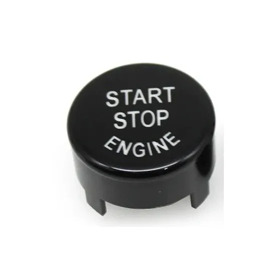 Engine Ignition Start Stop Off Switch Button Cover Trim Piano Black 61317939289-5 CC-6690 Compatible With BMW 1 Series, 5 Series G30 2017-2023, X3 X4 G01 G02 G08 2018-2024, 6 Series GT G32 2017-2022, 