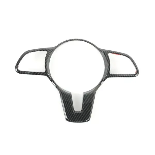 Steering Wheel Panel Cover Trim Zst-176 Carbon Look CC-3729 Compatible With Mercedes Benz A B C E Gl Gle Gla Gle Gls Cls Glb Eqc Class W177 W213 W247 C257 W118 W463 X253 W167 X167 X247 W205 N293