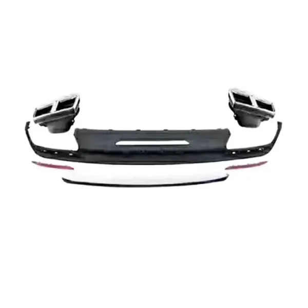 Modified S65 AMG Rear Lip Diffuser Compatible With Mercedes S Class W222 2014-2017