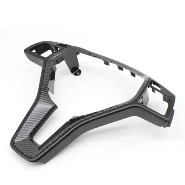 Steering Wheel Trim Cover Black Carbon Fiber A09946401139107-1 25mm CC-2681 Compatible With Mercedes C Class W204 A Class W176 B Class W246 E Class W212 Gla W156 Cls W218 Cla W117