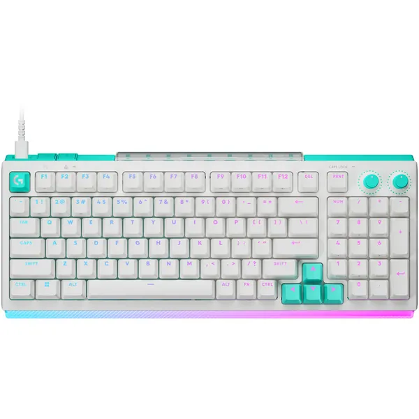 Logitech G512 X 98 Dual Swap Mechanical Keyboard (Tactile Switches, White)
