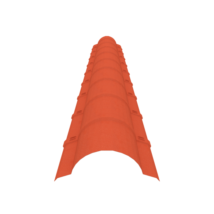 Alaf 407mm Tile Ridge 28G Tile Red Matte