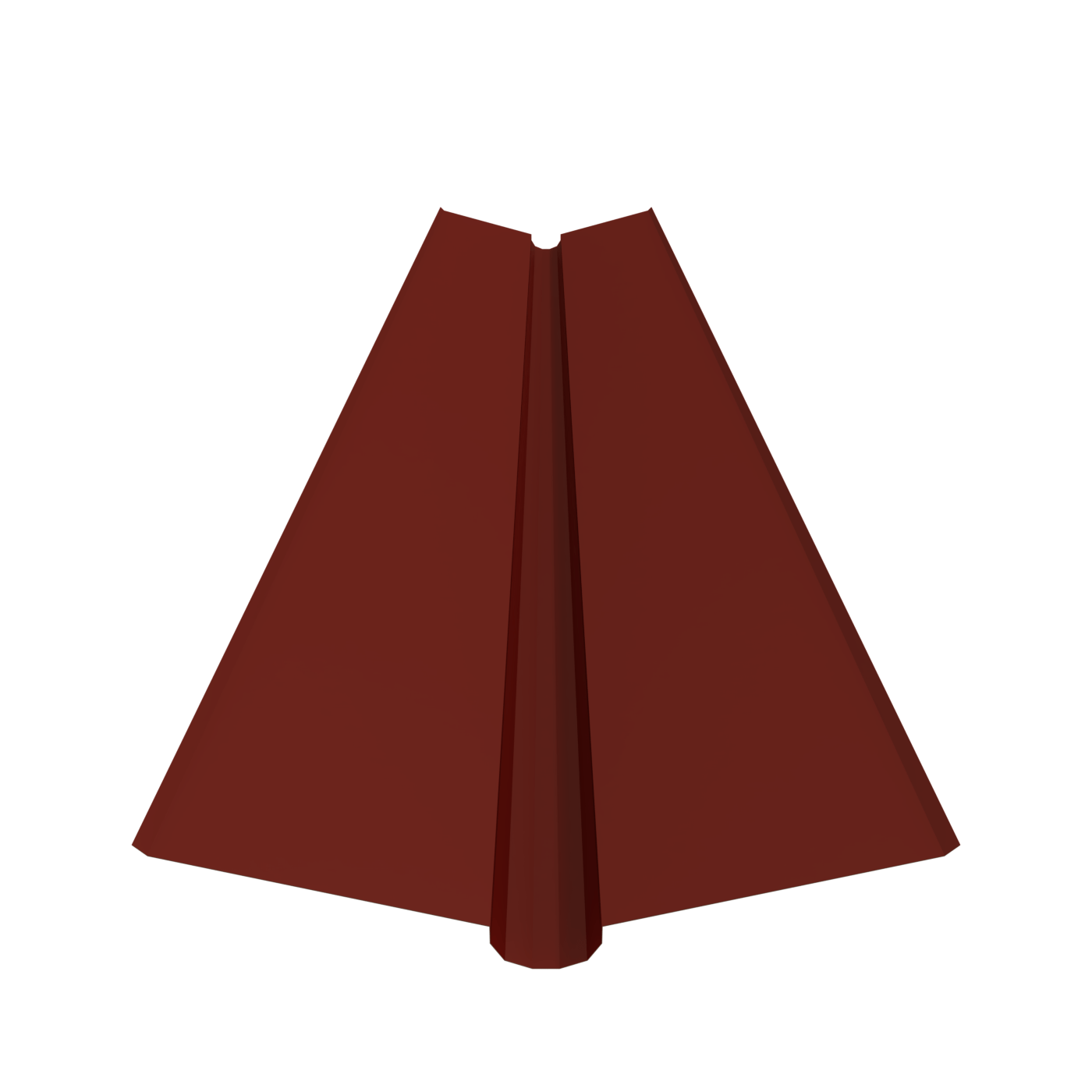 Alaf 407mm Valley for Color Roofing Sheets 28G Maroon