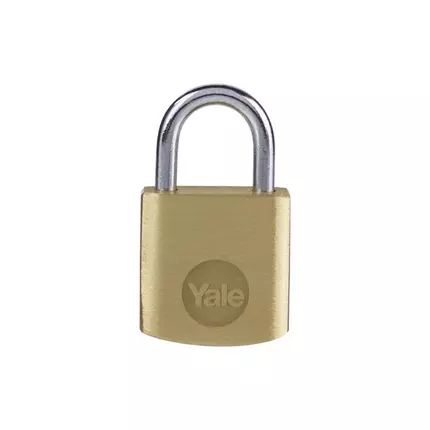Yale Padlock 40mm Boron With Brass Polished