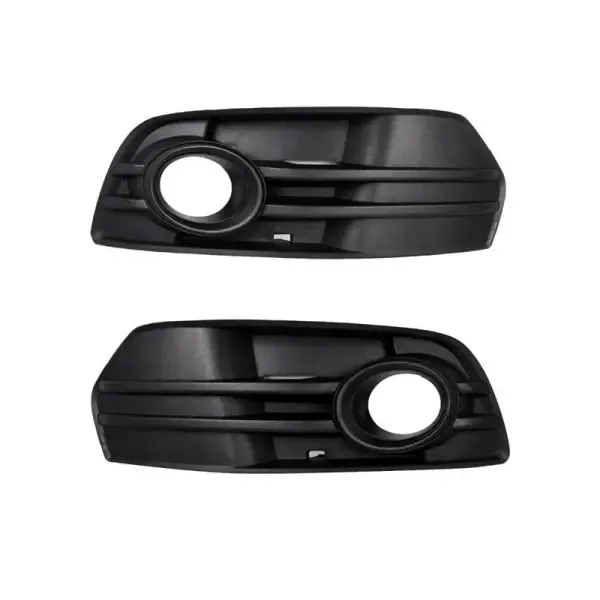 Fog Lamp Light Grill Cover Frame Black CC-3313 Compatible With Audi Q5 2009-2013