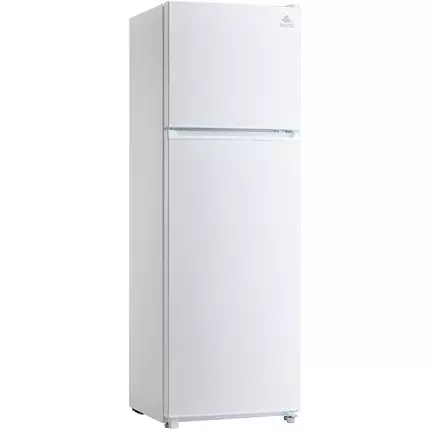 Evvoli Top Double Door Refrigerator White EVRFM-300L