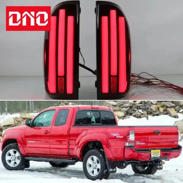 LED Taillight Rear Running Lamp Brake Reverse Turn Signal Compatible With Toyota Tacoma 2005-2015