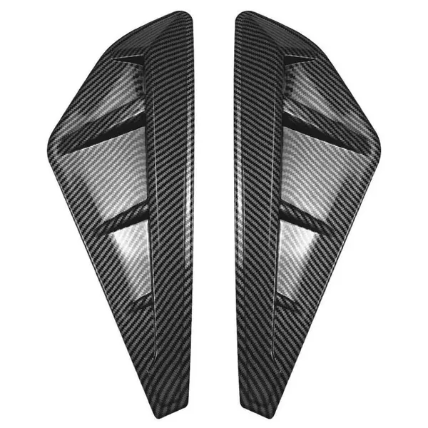 Side Fender Air Vent Trim Cover Wing Air Flow Intake Cover Zst-1190 Cf Carbon Fiber Look CC-9287 Compatible With Bmw X5 G05 Lci 2023+