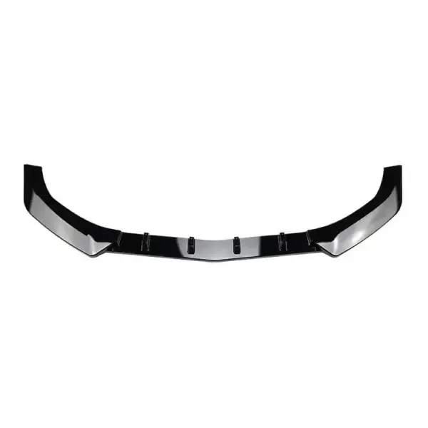 Front Bumper Lip Splitter Skirts Flag Spoiler Zst-427 Gb Glossy Black CC-4312 Compatible With Mercedes E Class W212 Lci 2013-2016 Amg