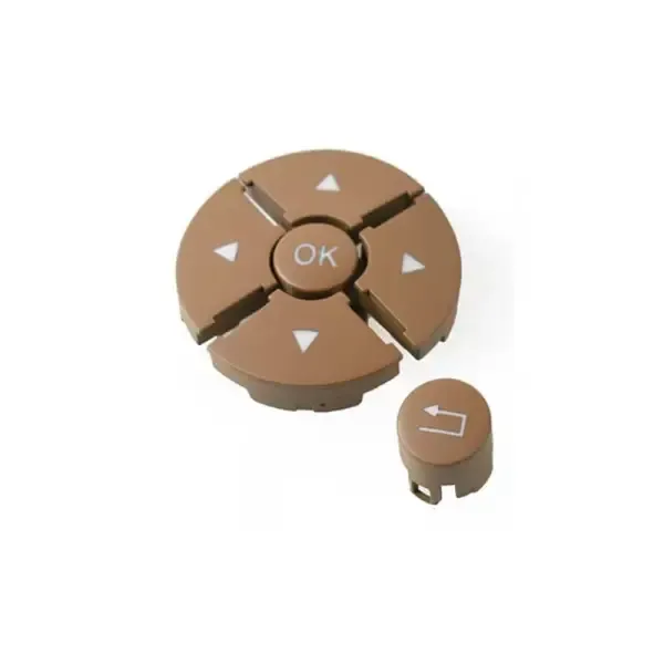 Steering Wheel Knob Button Brown 22182157517251l Left CC-2746 Compatible With Mercedes S Class W221 2010-2014